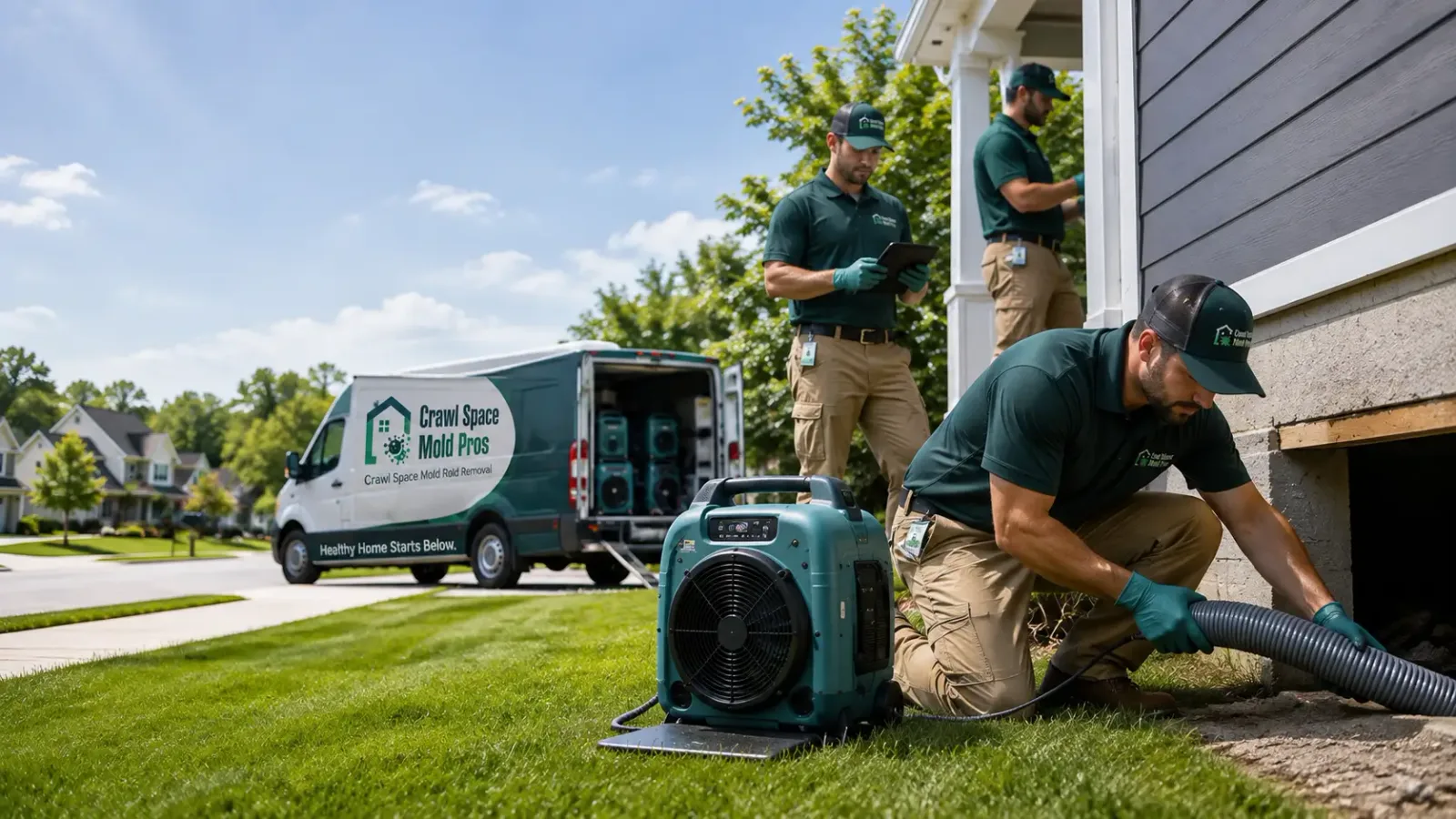 Crawl Space Mold Removal in Onalaska, WA